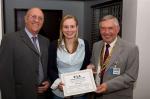 Dean Walls, Fiona Cross (Centre) and BeckiDundridge